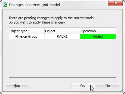 If SQL Developer does not find any changes between the current and latest grid model, the Comparing current and latest grid dialog model dialog displays the text "Latest model is up to date with