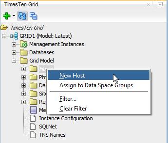 Working with hosts Working with hosts SQL Developer enables you to add and remove hosts that you can use for data and management instances.