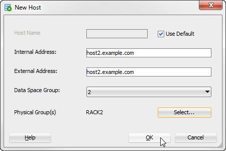 Working with hosts Figure 2 44 Click OK The New Host dialog closes and a New Host progress dialog displays. Adding a new host can take a few minutes.