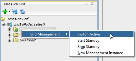 Working with management instances Changes made to the grid model do not immediately impact a grid until you explicitly apply these changes.