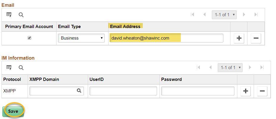 set up forgotten password help, and email address.