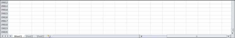 NOTE: There are over a million rows in the spreadsheet.
