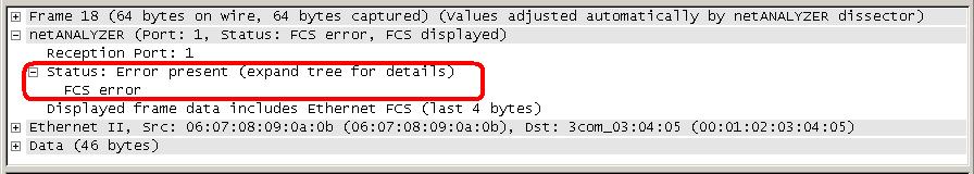 Figure 87: Wireshark: netanalyzer Info Block (Wireshark netanalyzer plugin was installed correctly): No Error Figure 88: Wireshark: netanalyzer Info Block (Wireshark netanalyzer plugin was