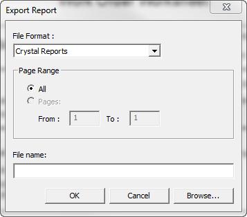 Printing and Exporting a Work Order 5. Select the File Format to export the work order into from the dropdown menu. 6. Select the Browse button. The Save As dialog box opens. 7.