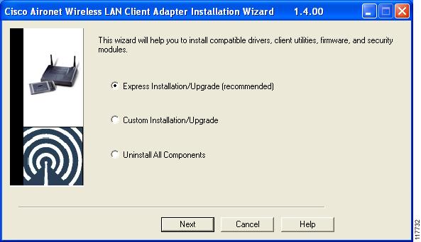 Installing or Upgrading Client Adapter Software Step 10 Step 11 If a driver is not currently installed for your client adapter, the Found New Hardware Wizard screen appears. Click Cancel.