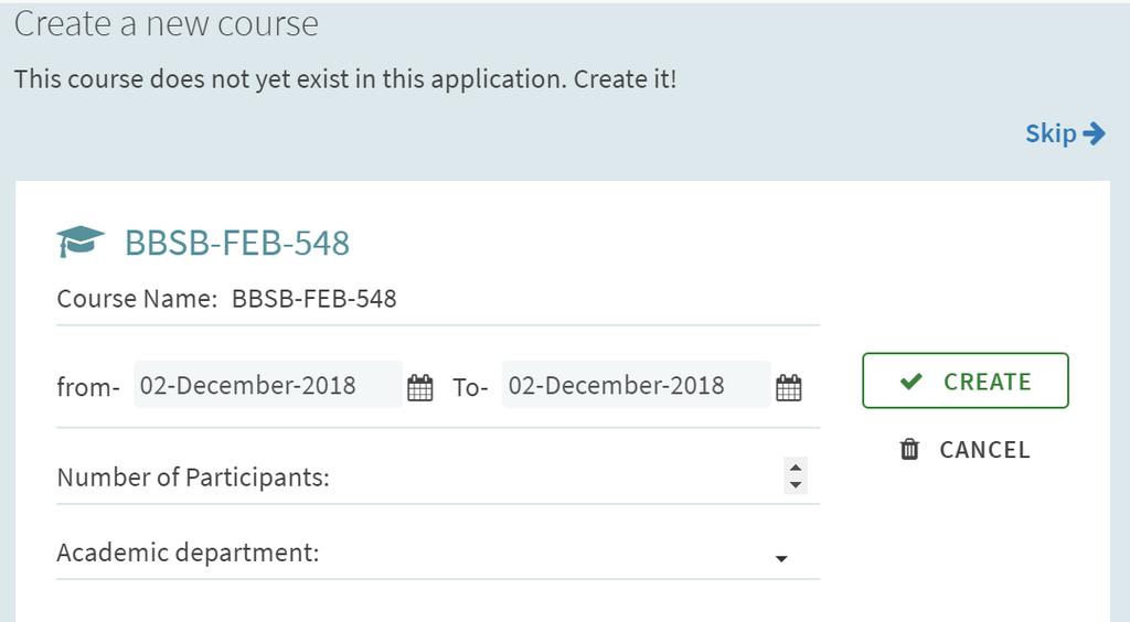 2. Launch Course Resources and provide course info Click your new menu Tool Link and then launch Course Resource Lists If this is the first time this course has been connected to Course