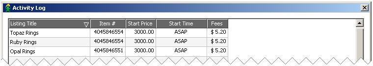 For example, Start Date and Time and Fees columns are available for this screen.
