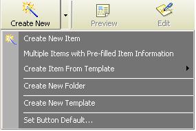 Chapter 6 Selecting Options and Preferences May 25, 2005 Programming Your Create New Button By default the Create New button on the Turbo Lister toolbar opens the Create