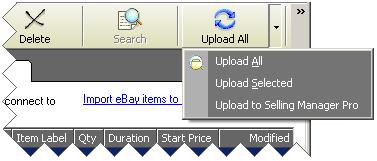 If you subscribe to Selling Manager Pro, you can upload items from Turbo Lister to your Selling Manager Pro account.