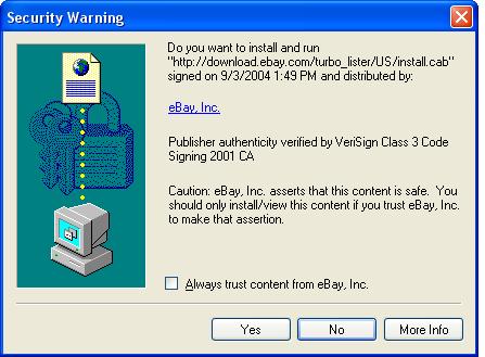 Chapter 1 Getting Started with Turbo Lister May 25, 2005 Installing Turbo Lister To download and install Turbo Lister from the Turbo Lister Home Page, follow these steps: 1. Click Download Now. 2. You will see a list of installation requirements.