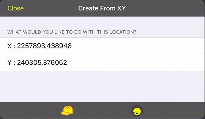 Creating Requests or Work Orders at a Specified Point If a work order or request is not being performed at a specific address or on a specific asset, using the XY tool is a good way to identify the