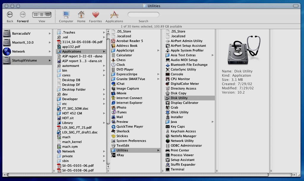 Note: Some versions of Apple Disk Utility incorrectly display Serial ATA hard drives as having the Connection Type of Slave. Serial ATA hard drives are all in fact Master drives.