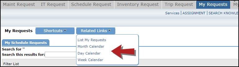 This feature acts as copy button and will copy all the information, except for event dates, from the schedule that you just submitted into a new schedule request form.