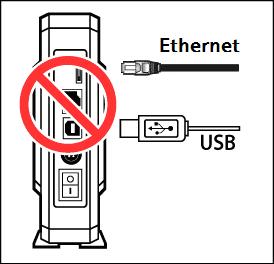 Chapter 2 Cable Installation Warning Do not connect USB cable and Ethernet cable at the same time. 2.1 NDAS Mode 1.