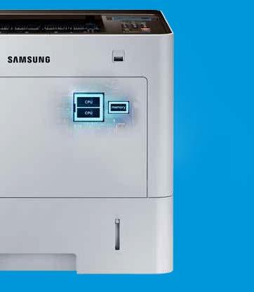 A 1 GHz dual-core processor delivers faster printing speed than a single-core processor.