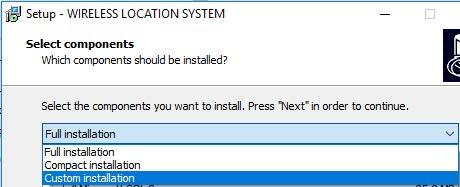 The next dialogue box enables to choose both path and destination folder for the installation according to your requirements.