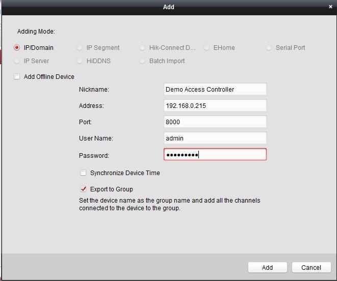 is Activated via SADP tool (or via ivms4200) From the Online Device window