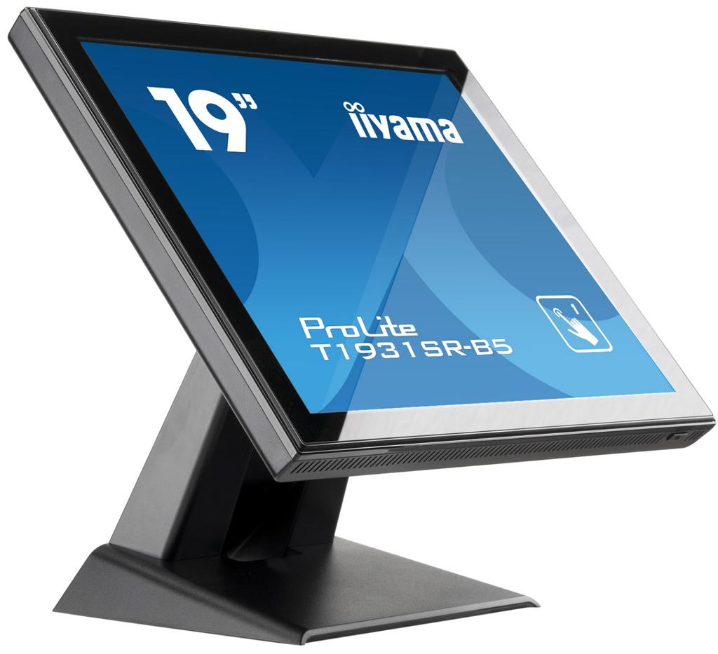 touchscreen with an adjustable stand offering