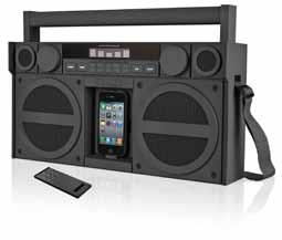 99 (R) id9svc App Friendly Rechargeable Speaker System Plays and charges docking ipods/iphone Wake & Sleep to your ipod/ iphone Line-in jack works with older, non-docking ipod models, other MP3