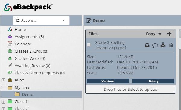 You can restore files from the Trash for about 30 days.