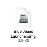 Double click the BlueJeans Launcher.
