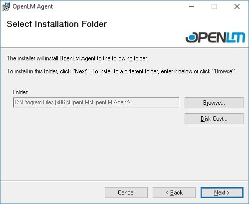 OpenLM Agent Installation V4.2.