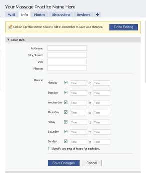 how to: edit your info the info tab on your facebook page is a great resource.