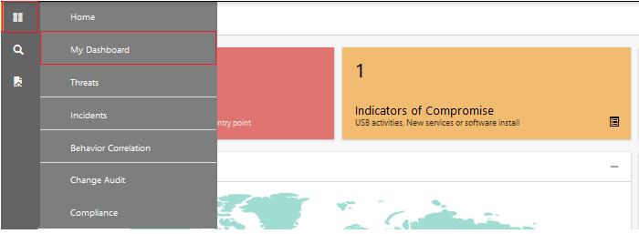 Figure 32 2. Navigate to My Dashboard option as shown above. 3. Click on the Import button as show below: Figure 33 4.