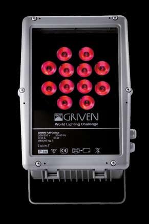 Primarily intended for exterior architectural lighting purposes, DAWN FC is a superior output and high quality IP66 rated colour changer.