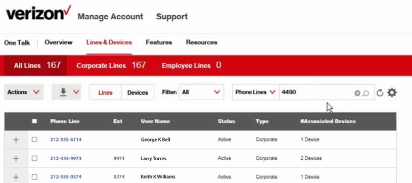 Then click Submit You can also use the Lines & Devices tab to set up Call Forwarding for a single line. 1.