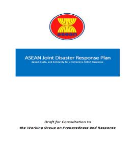 AJDRP ASEAN Joint Disaster
