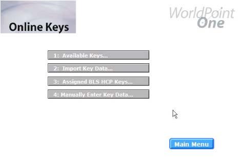 This module accepts either Manual entry of Keys or you can