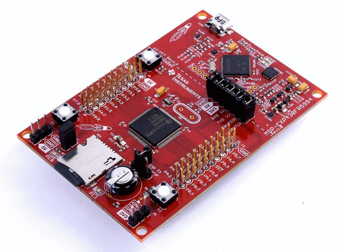 1. MSP-EXP430fr5994 Experimenter Board with noforth 5994 MSP430fr5994 Experimenters board Core Sub-Architecture: MSP430X Kit Contents: LaunchPad Emulator, Mini USB-B Cable, Quick Start Guide Farnell
