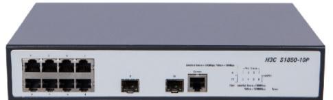 DATASHEET H3C S1850 Gigabit WEB Managed Switch Series Product overview The H3C 1850 Switch Series consists of advanced smart-managed fixed-configuration Gigabit switches designed for small businesses
