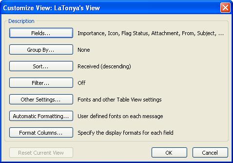 is selected. 4. Click OK. The View Summary box displays. 5. Make changes to the Fields, Group By, Sort, and Format sections of the View Summary. 6.