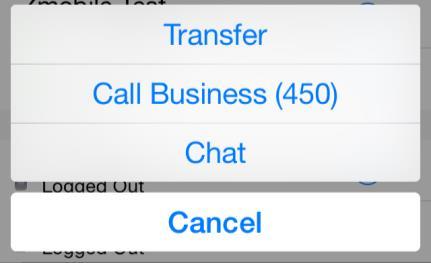 1 Hold To place a call on hold, tap the Hold button in the call session. A held call can be parked or transferred. To retrieve the call, tap the Retrieve button. 10.4.