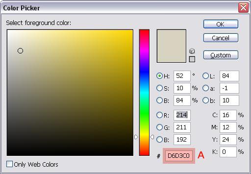 Grab the Paint Bucket Tool and fill the selection with this color. Press Ctrl +D (Command + D on the Mac) to get rid of the selection.