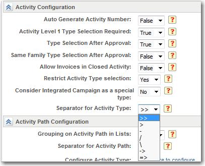 What s New for 6.0 R14 Update 02 15 1.8 Strategic Planner 1.8.1 Configurable Activity Type Separator In Strategic Planner, various activity types can be configured in the system.
