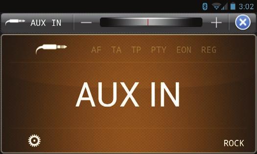Aux-In Return Settings EQ Setting Aux-In In Aux-In mode, you have