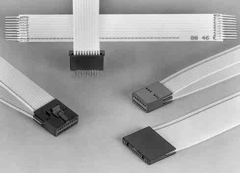 Cable-to-Board Connectors,.050 x.100 [1.27 x 2.54] Centerline FFC Cable Cable-to-Board Connectors, FFC Cable Product Facts Signal application only, 1.
