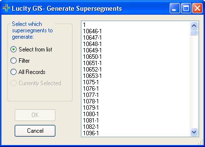 Generate Supersegment Feature To generate a supersegment in the map: 1. In ArcMap, start an edit session. 2.