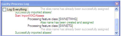 Note: Each feature class can be associated to multiple aliases; however, an alias can be associated to only one feature class. To use the tool, complete the following steps: 1.