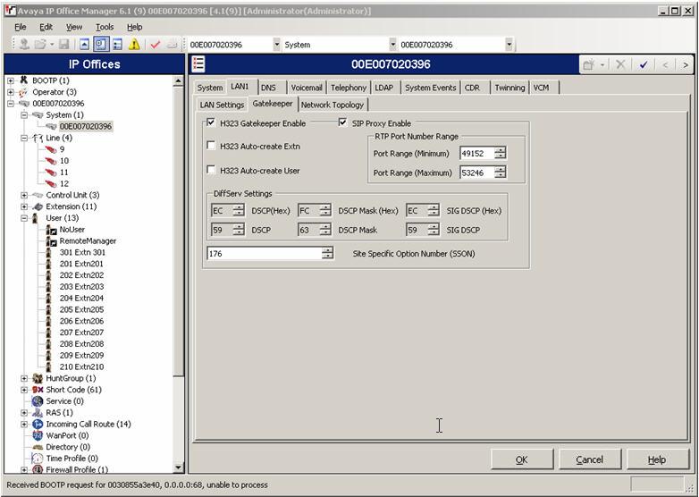 2. Enable SIP Proxy Functionality. Select System in the left panel.