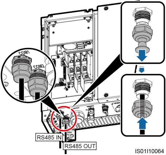 interference. 2. An RS485 cable can connect to either a terminal block or an RJ45 network port.