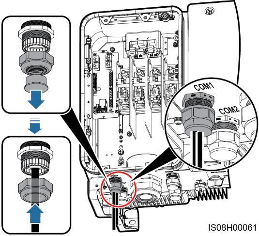 Tighten the thread-lock sealing nut and seal the waterproof connector. RJ45 Network Port Connection 1. Prepare an RJ45 connector. 2.