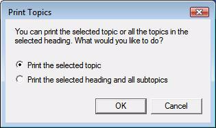 Printing the Help description The information given in P-touch Editor Help can be printed. Use your normal printer to print the P-touch Editor Help information.