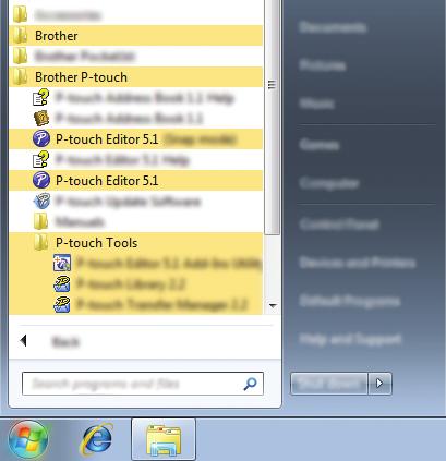 USING P-TOUCH SOFTWARE You will need to install P-touch Editor and the printer driver to use your P-touch with your computer.