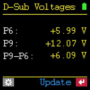 3.2 D-Sub Voltages Attention! Do not apply voltages out of the measuring range from -40 to 43 volts in order to avoid damage to devices and persons.
