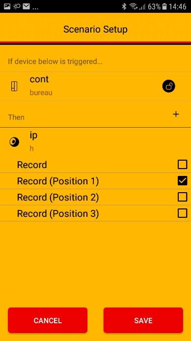 To do so, orient your camera towards the point that you want to select and tap 1.