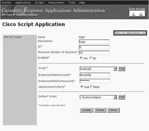 Page 46 of 90 Add the Logout Application Complete the following steps: 1. Select Add a New Application. 2. The Add A New Application Window appears.